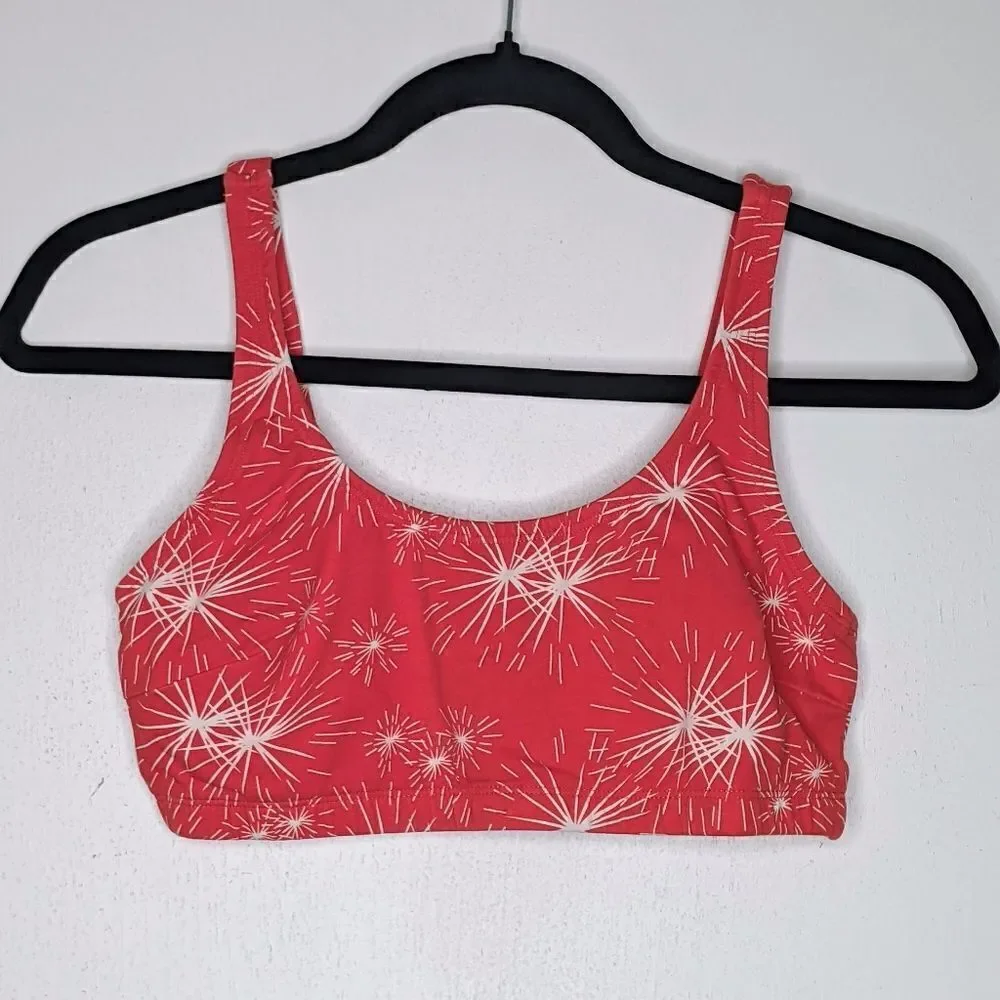 WYLLIS Nan Top Bralette Fireworks Red White S‎